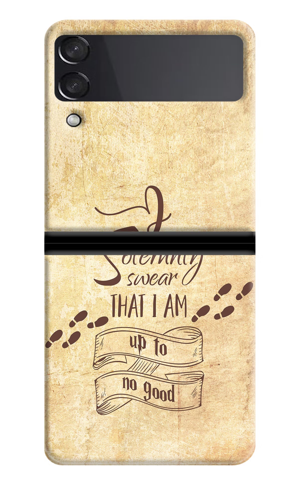 I Solemnly swear that i up to no good Samsung Galaxy Z Flip4 Hard Case Back Cover by Casekaro