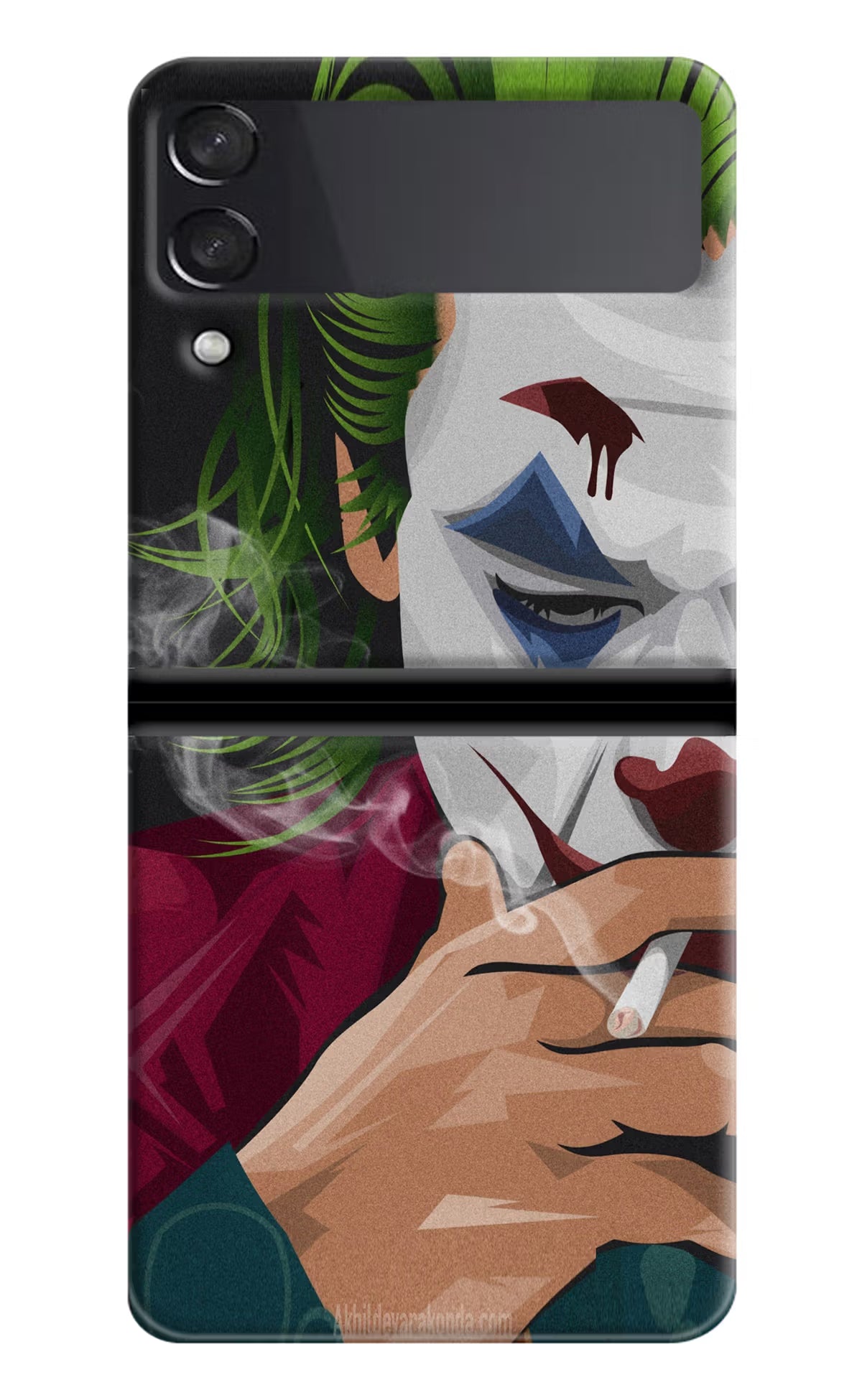 Joker Smoking Samsung Galaxy Z Flip4 Hard Case Back Cover by Casekaro