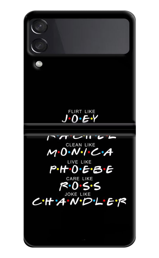 FRIENDS Character Samsung Galaxy Z Flip4 Hard Case Back Cover by Casekaro