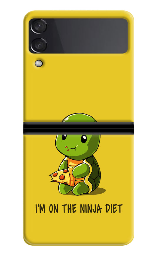 I'm on Ninja Diet Samsung Galaxy Z Flip4 Hard Case Back Cover by Casekaro