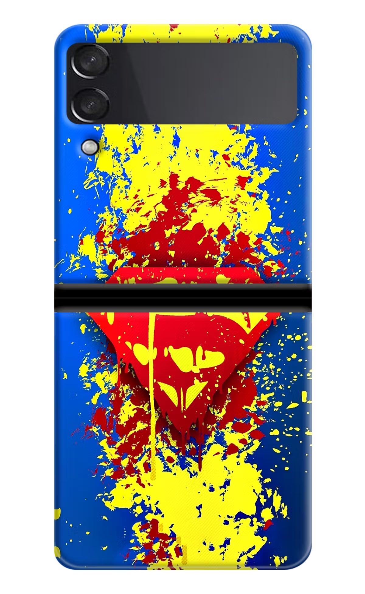 Superman logo Samsung Galaxy Z Flip4 Hard Case Back Cover by Casekaro