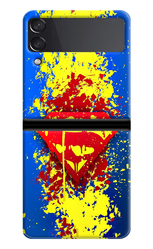 Superman logo Samsung Galaxy Z Flip4 Hard Case Back Cover by Casekaro