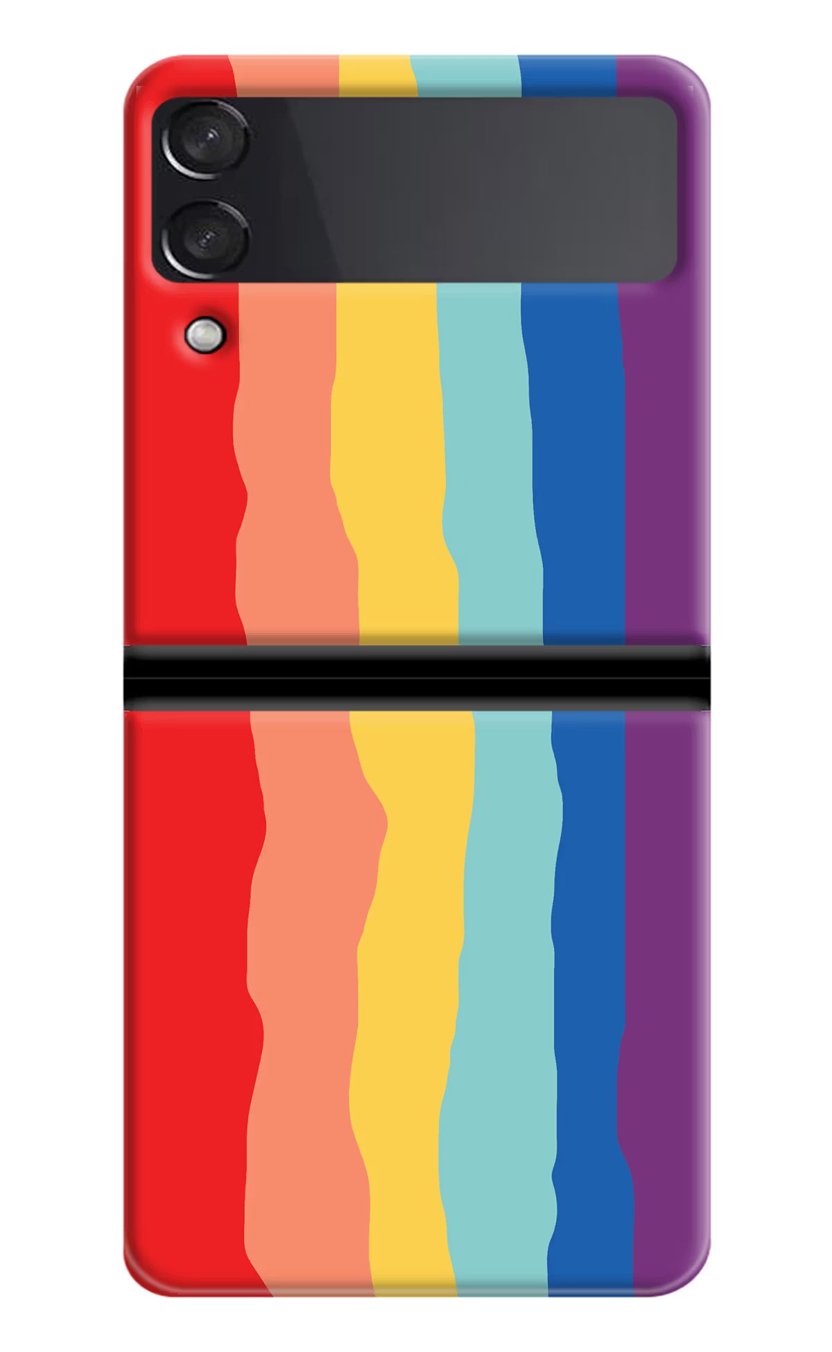 Rainbow Samsung Galaxy Z Flip4 Hard Case Back Cover by Casekaro