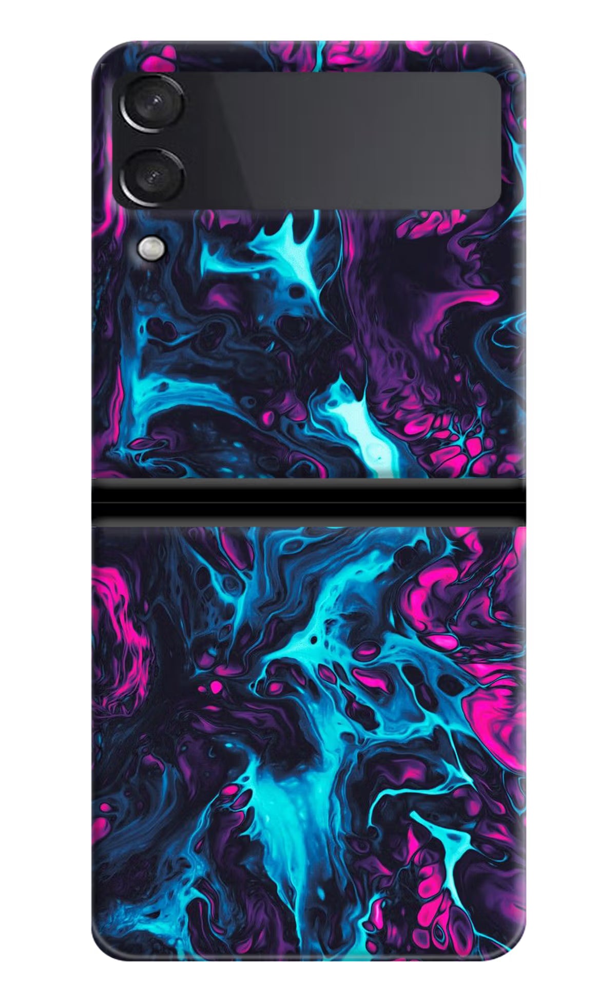 Abstract Samsung Galaxy Z Flip4 Hard Case Back Cover by Casekaro