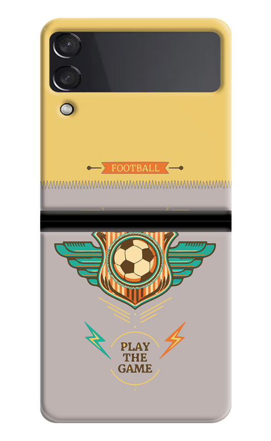 Football Samsung Galaxy Z Flip4 Hard Case Back Cover by Casekaro