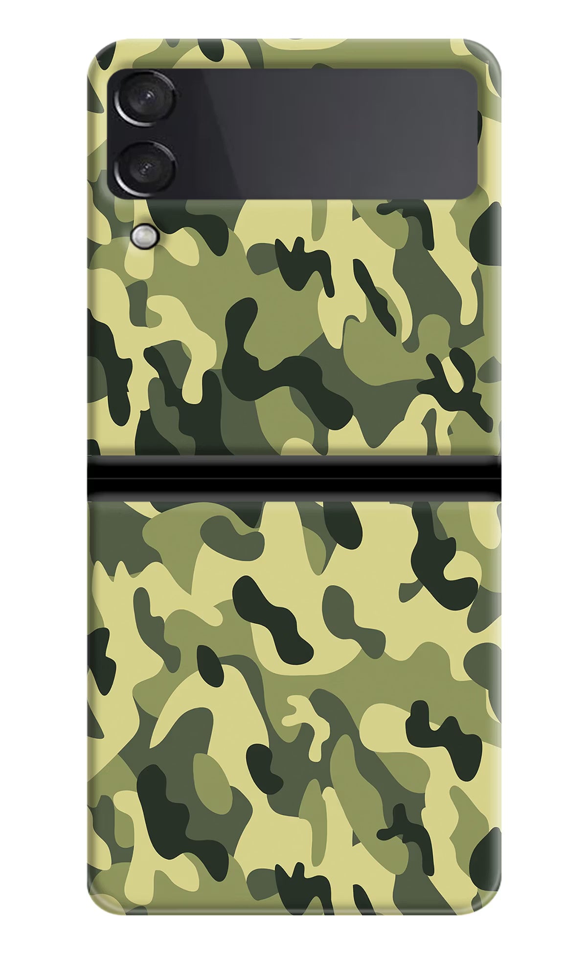 Camouflage Samsung Galaxy Z Flip4 Hard Case Back Cover by Casekaro