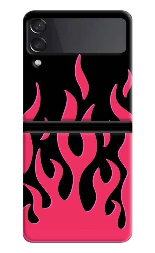 Fire Flames Samsung Galaxy Z Flip4 Hard Case Back Cover by Casekaro