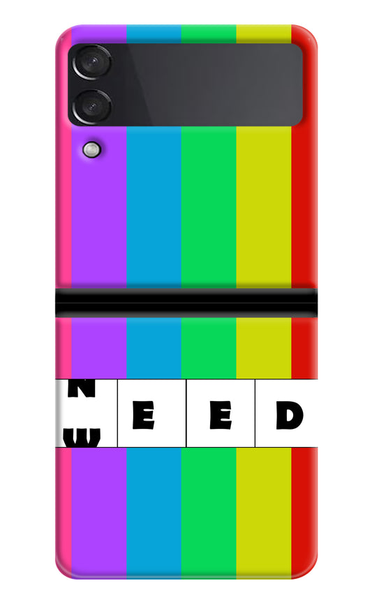 Need Weed Samsung Galaxy Z Flip4 Back Cover