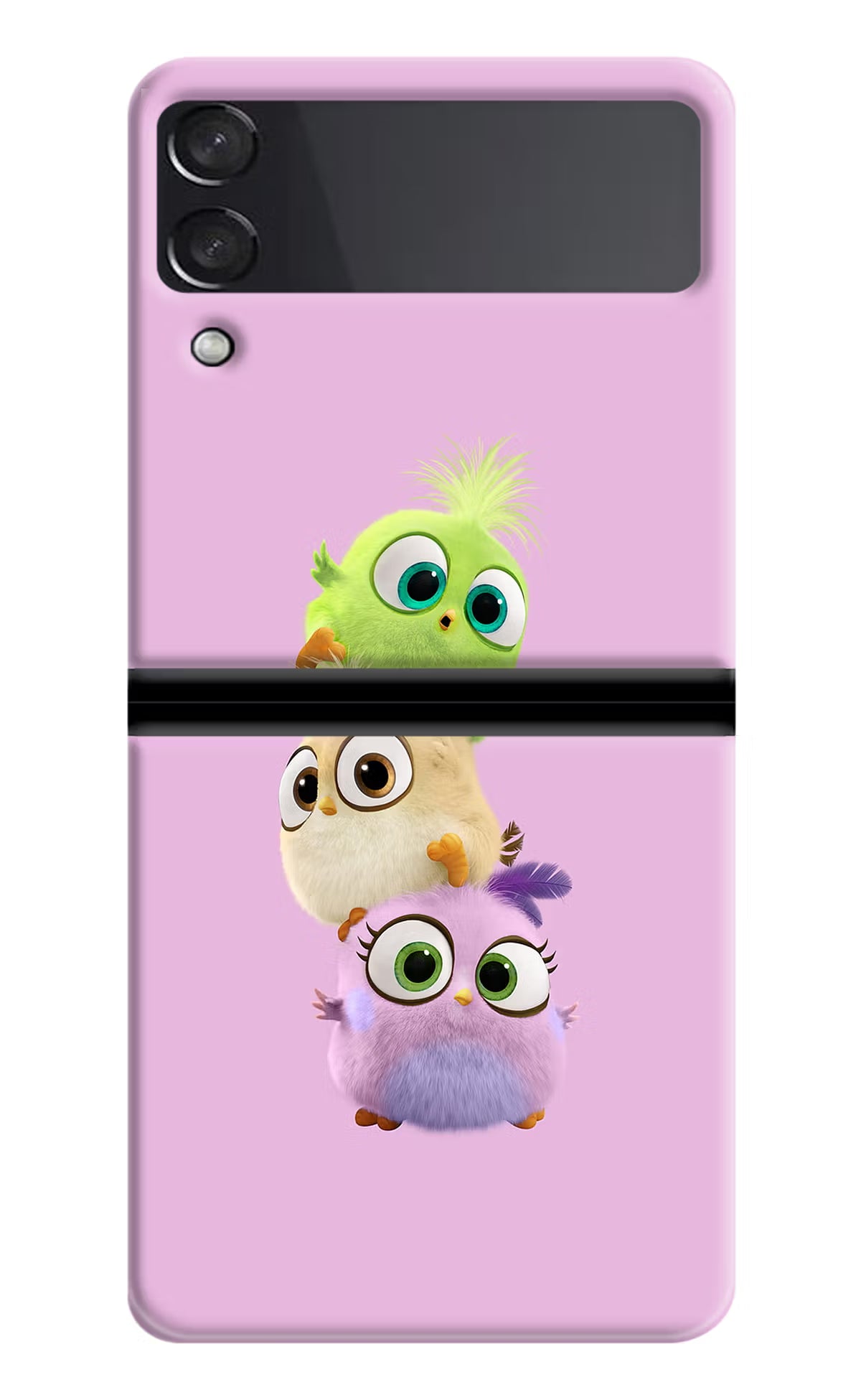 Cute Little Birds Samsung Galaxy Z Flip4 Hard Case Back Cover by Casekaro
