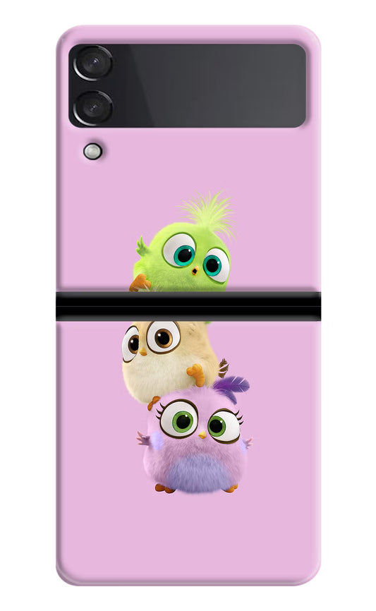 Cute Little Birds Samsung Galaxy Z Flip4 Hard Case Back Cover by Casekaro