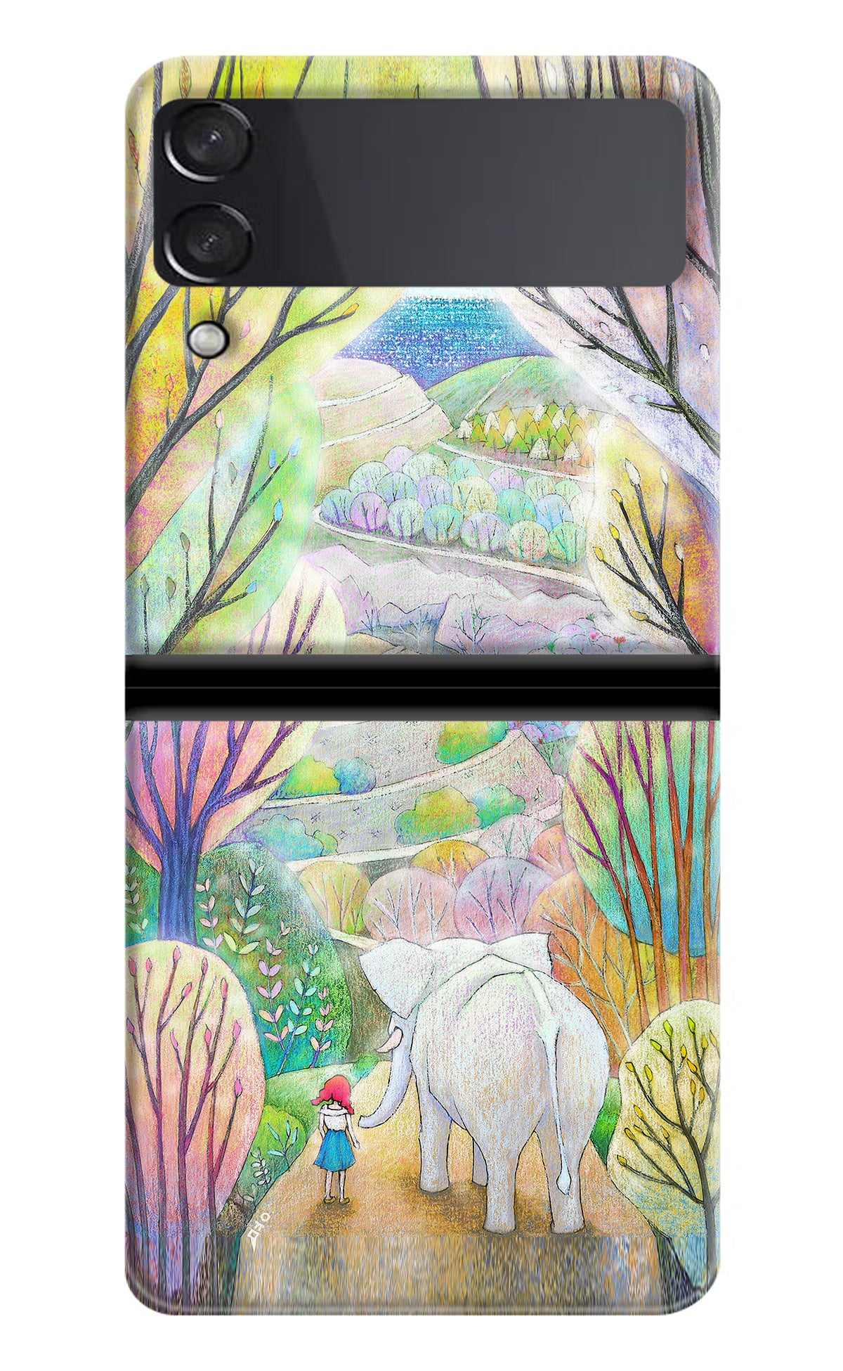 Nature Painting Samsung Galaxy Z Flip4 Hard Case Back Cover by Casekaro