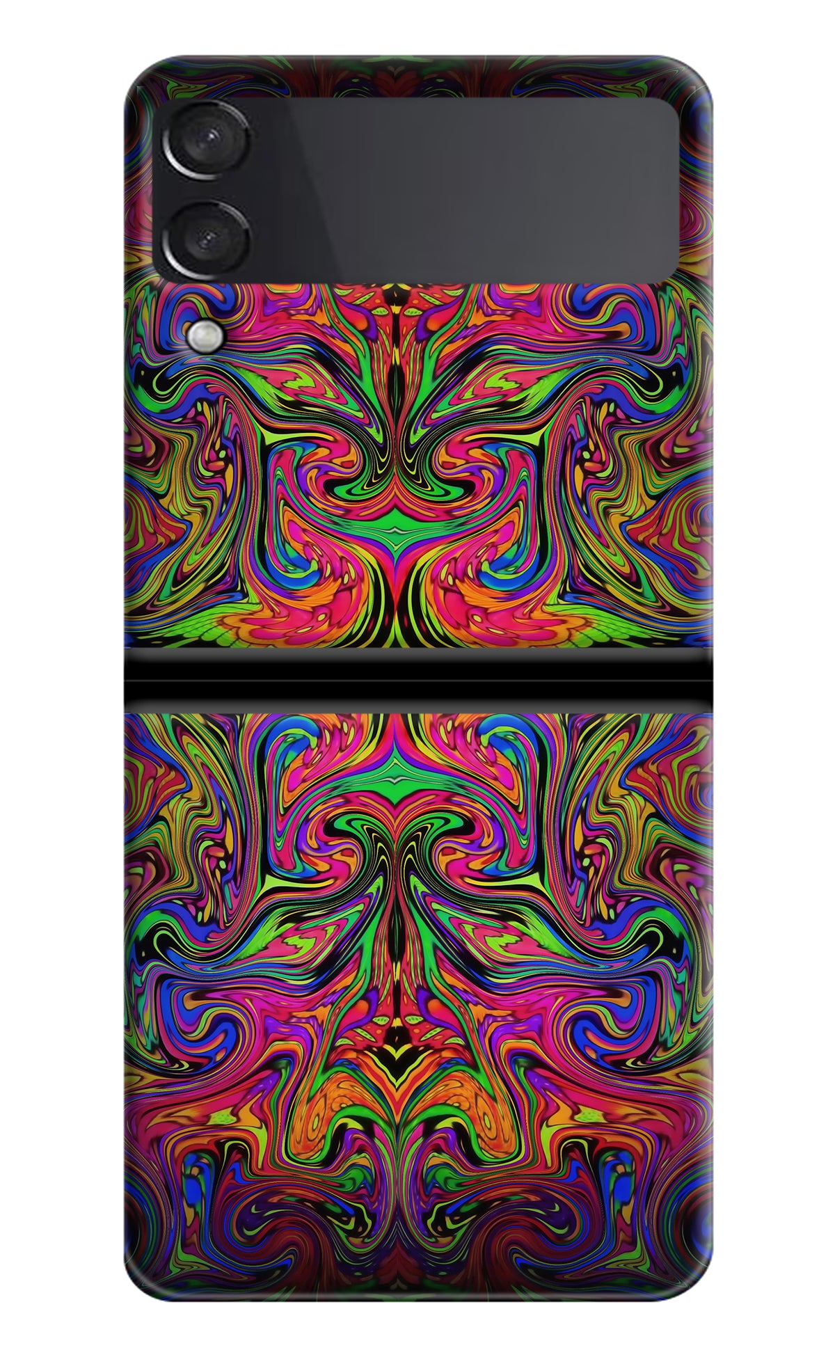 Psychedelic Art Samsung Galaxy Z Flip4 Back Cover