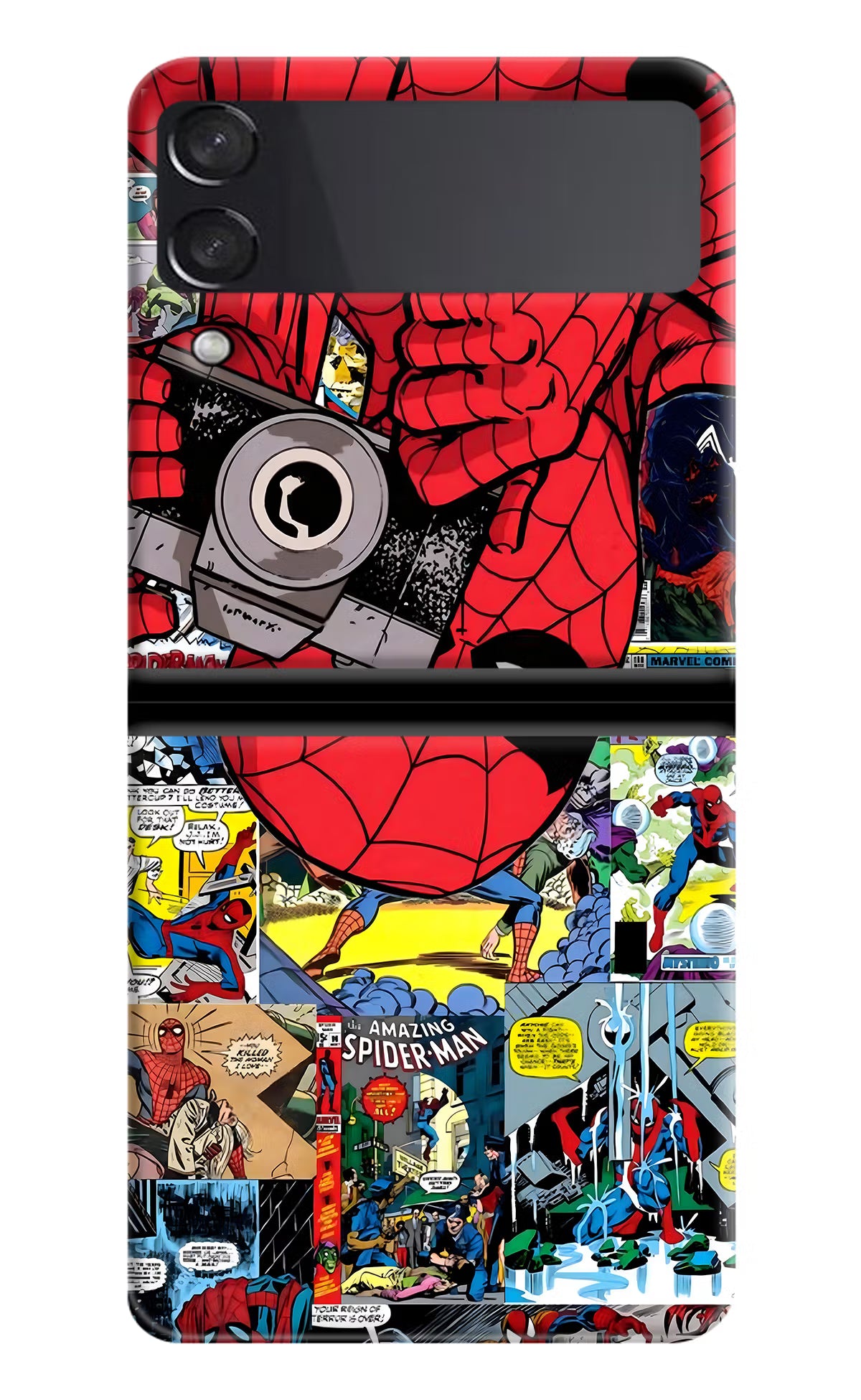 Spider Man Samsung Galaxy Z Flip4 Hard Case Back Cover by Casekaro