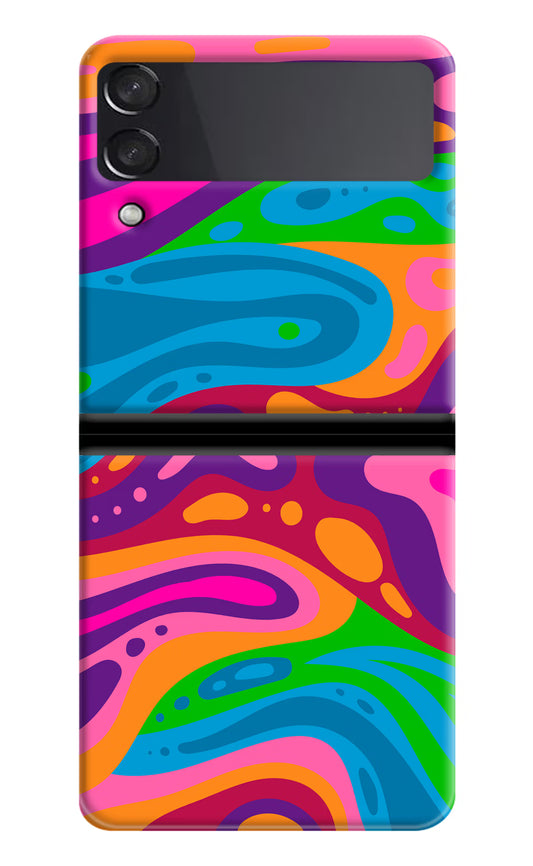 Trippy Pattern Samsung Galaxy Z Flip4 Hard Case Back Cover by Casekaro
