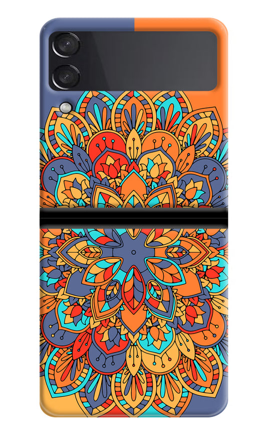 Color Mandala Samsung Galaxy Z Flip4 Hard Case Back Cover by Casekaro