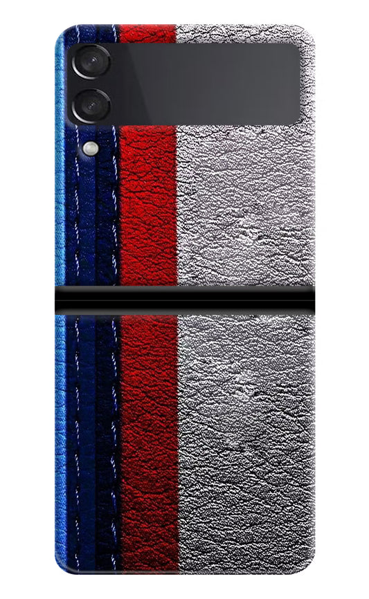 BMW Stripes Samsung Galaxy Z Flip4 Hard Case Back Cover by Casekaro
