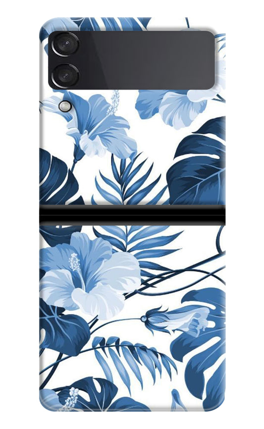 Fabric Art Samsung Galaxy Z Flip4 Back Cover