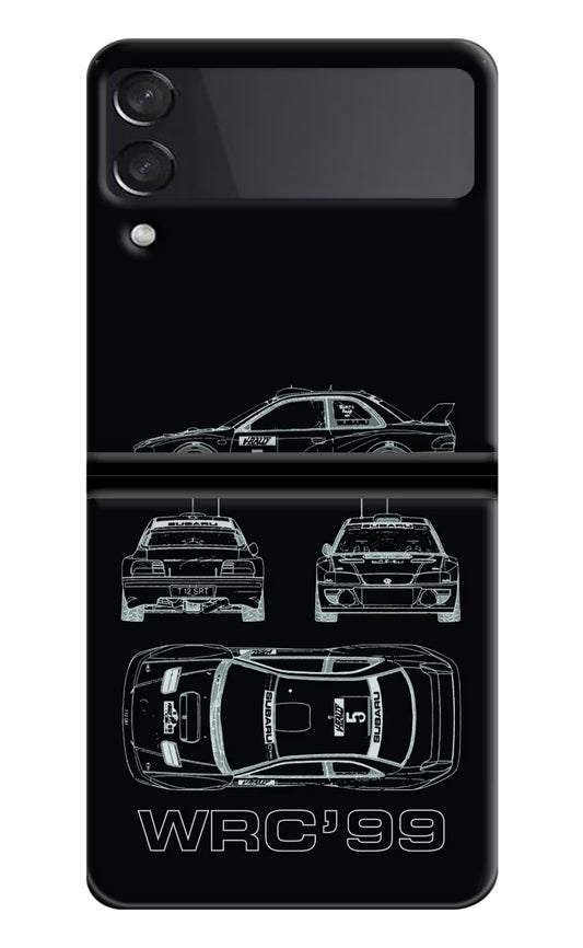 WRC'99 Samsung Galaxy Z Flip4 Hard Case Back Cover by Casekaro