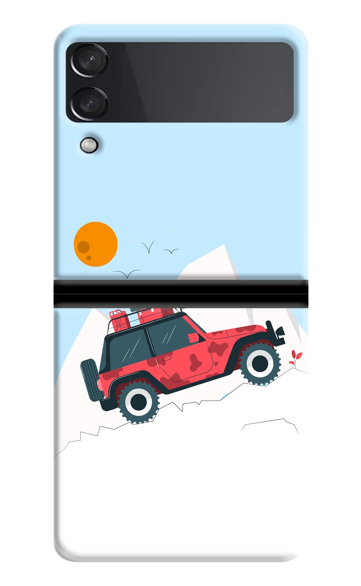 Mountain Trail Beast Samsung Galaxy Z Flip4 Hard Case Back Cover by Casekaro