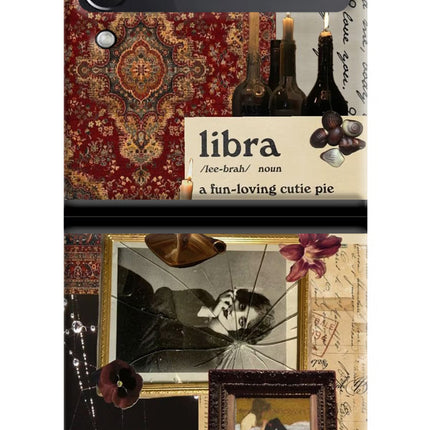Libra Zodiac Samsung Galaxy Z Flip4 Hard Case Back Cover by Casekaro