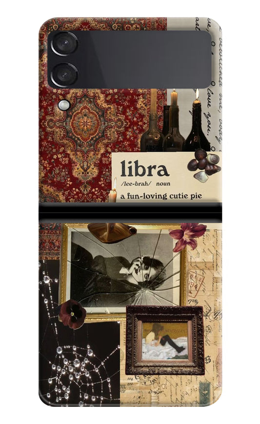 Libra Zodiac Samsung Galaxy Z Flip4 Hard Case Back Cover by Casekaro