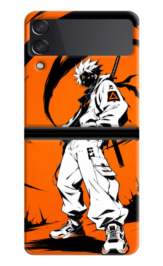 Street Samurai  Samsung Galaxy Z Flip4 Hard Case Back Cover by Casekaro