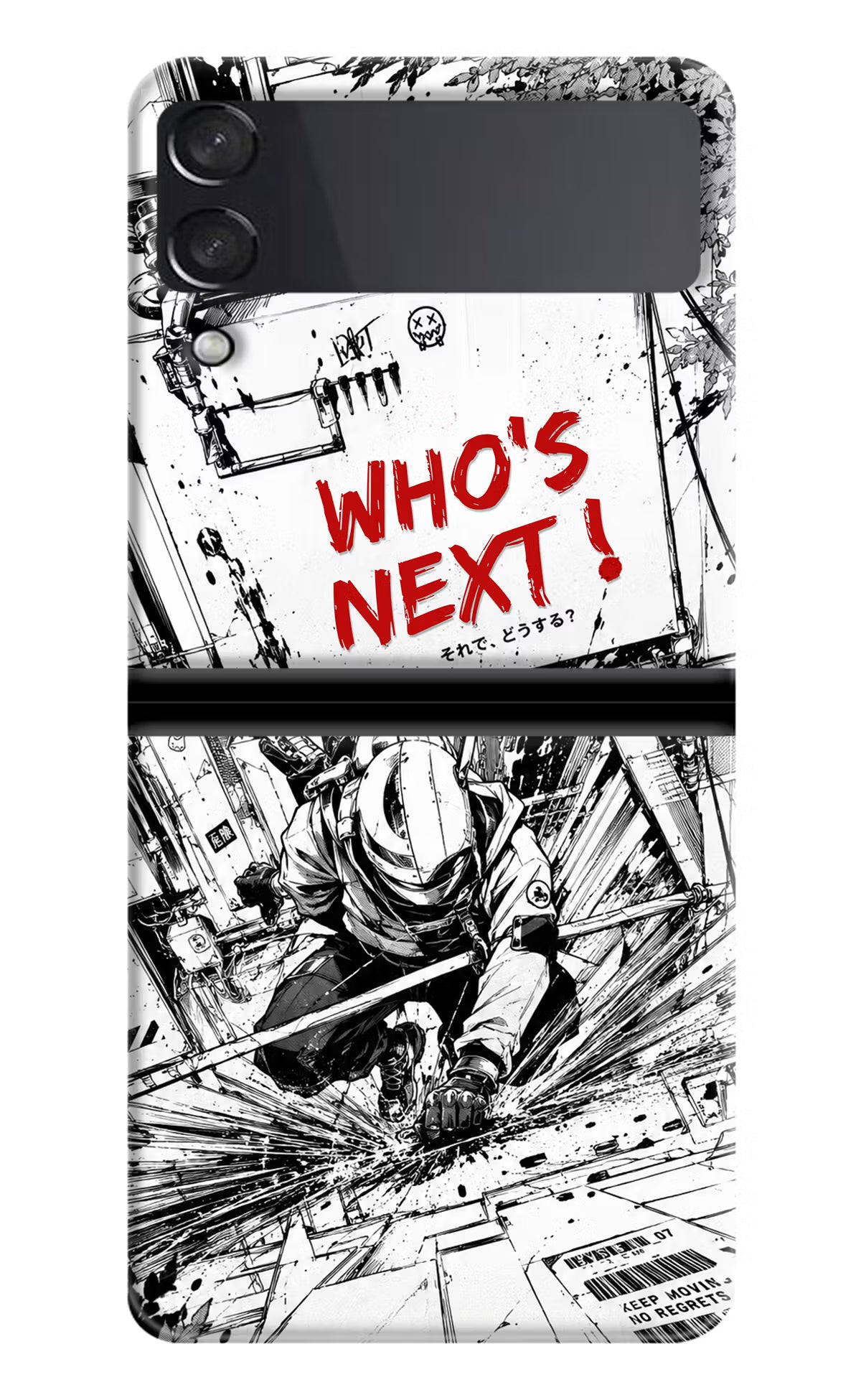 Who's Next Samsung Galaxy Z Flip4 Hard Case Back Cover by Casekaro
