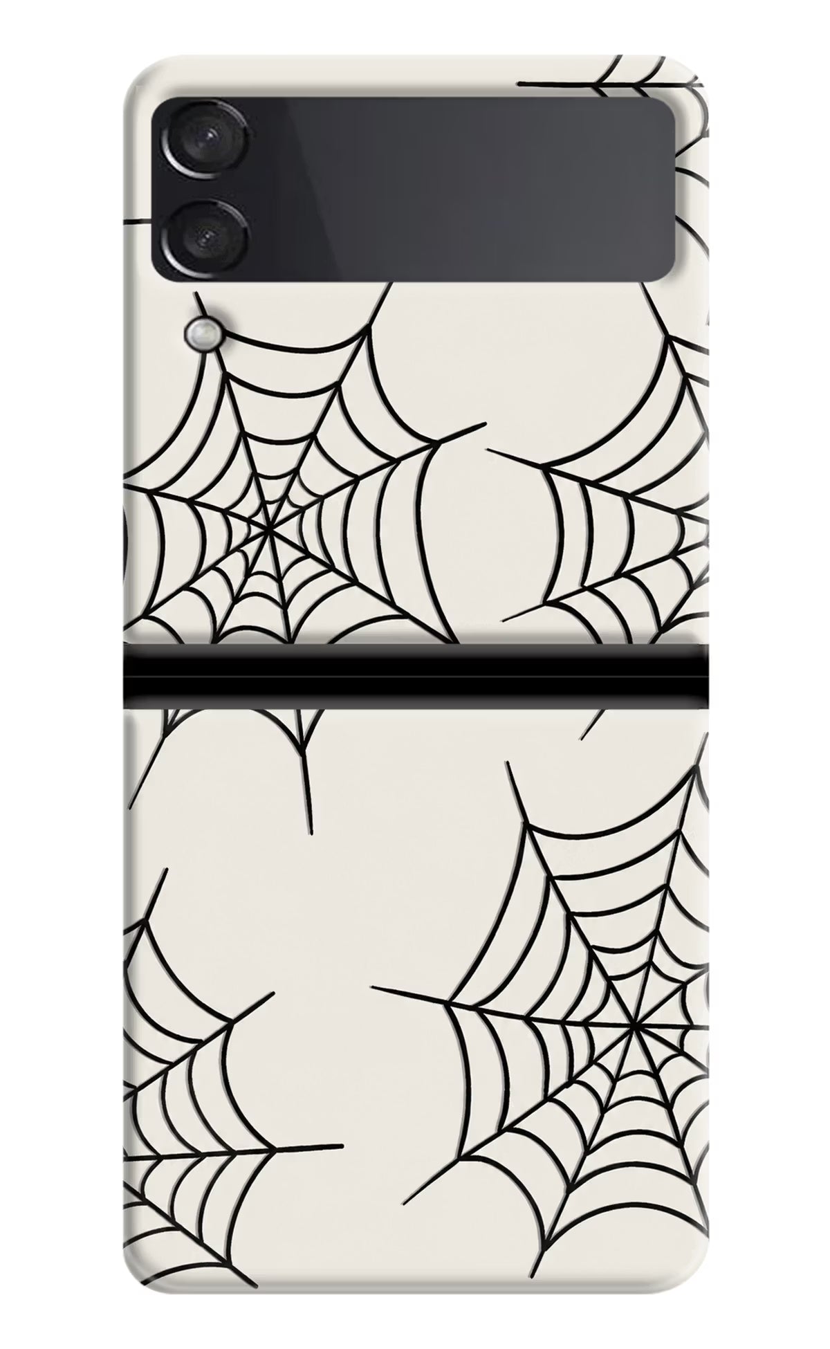 Spider Web Samsung Galaxy Z Flip4 Hard Case Back Cover by Casekaro