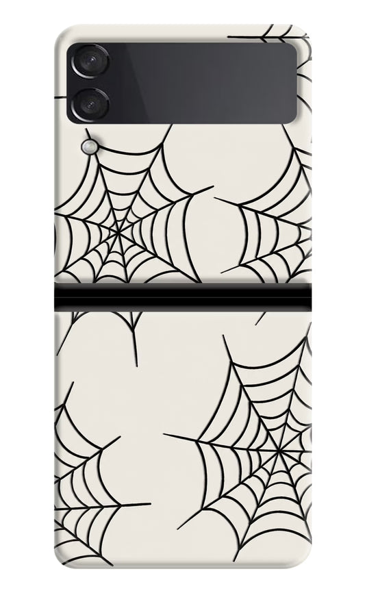 Spider Web Samsung Galaxy Z Flip4 Hard Case Back Cover by Casekaro
