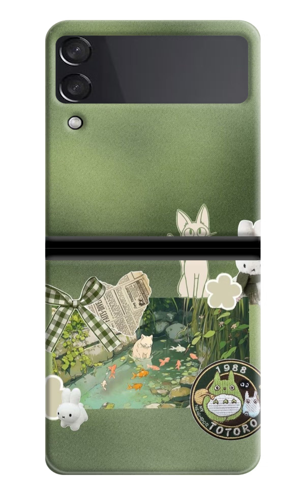 Aesthetic anime Samsung Galaxy Z Flip4 Back Cover