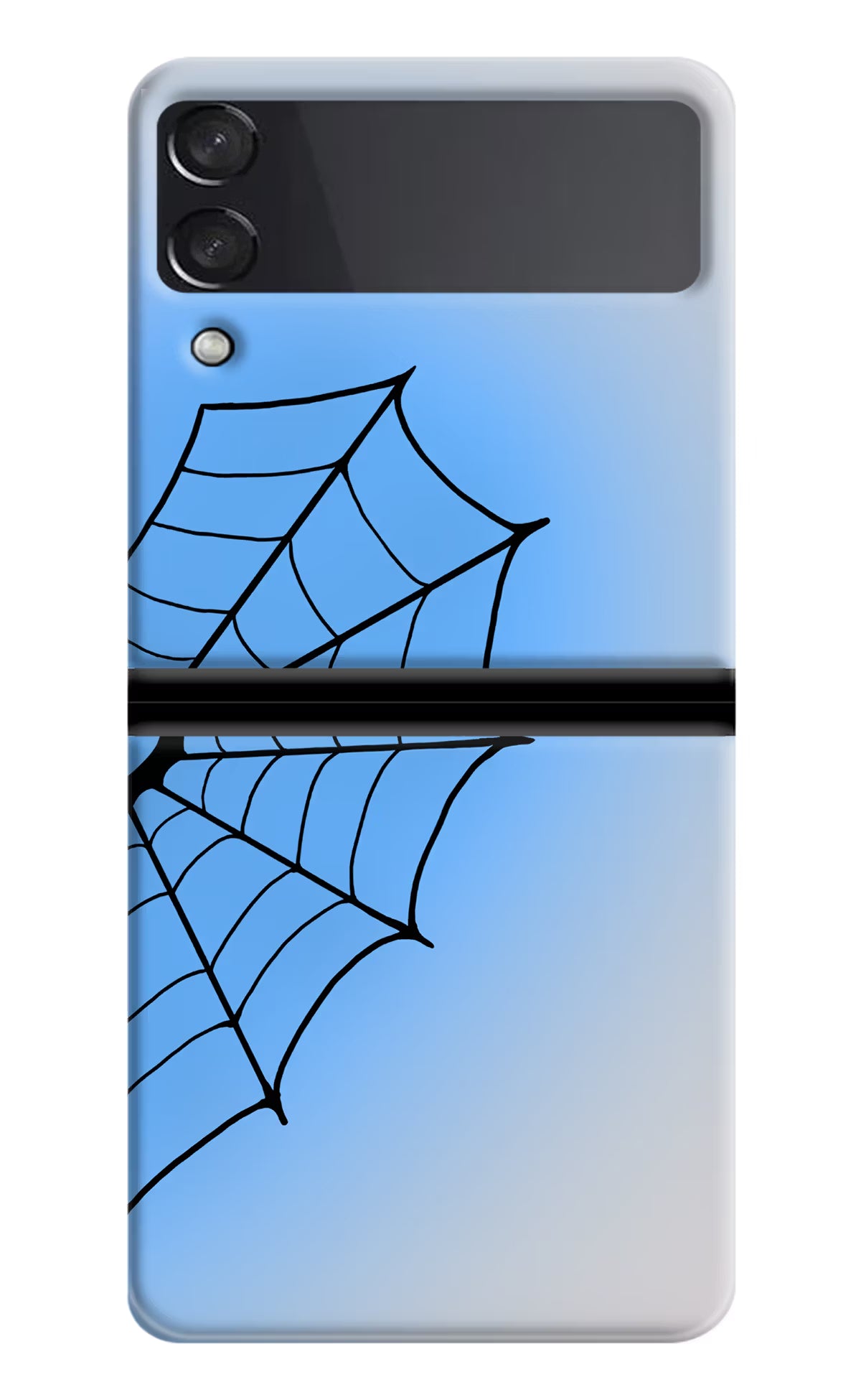 Blue Web Samsung Galaxy Z Flip4 Back Cover