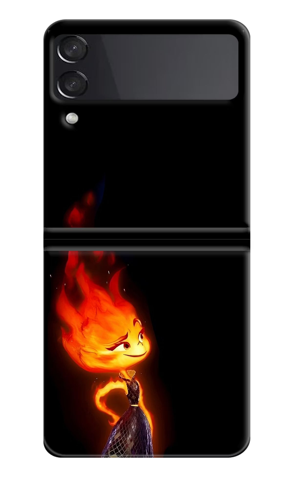Ember Flame Samsung Galaxy Z Flip4 Back Cover