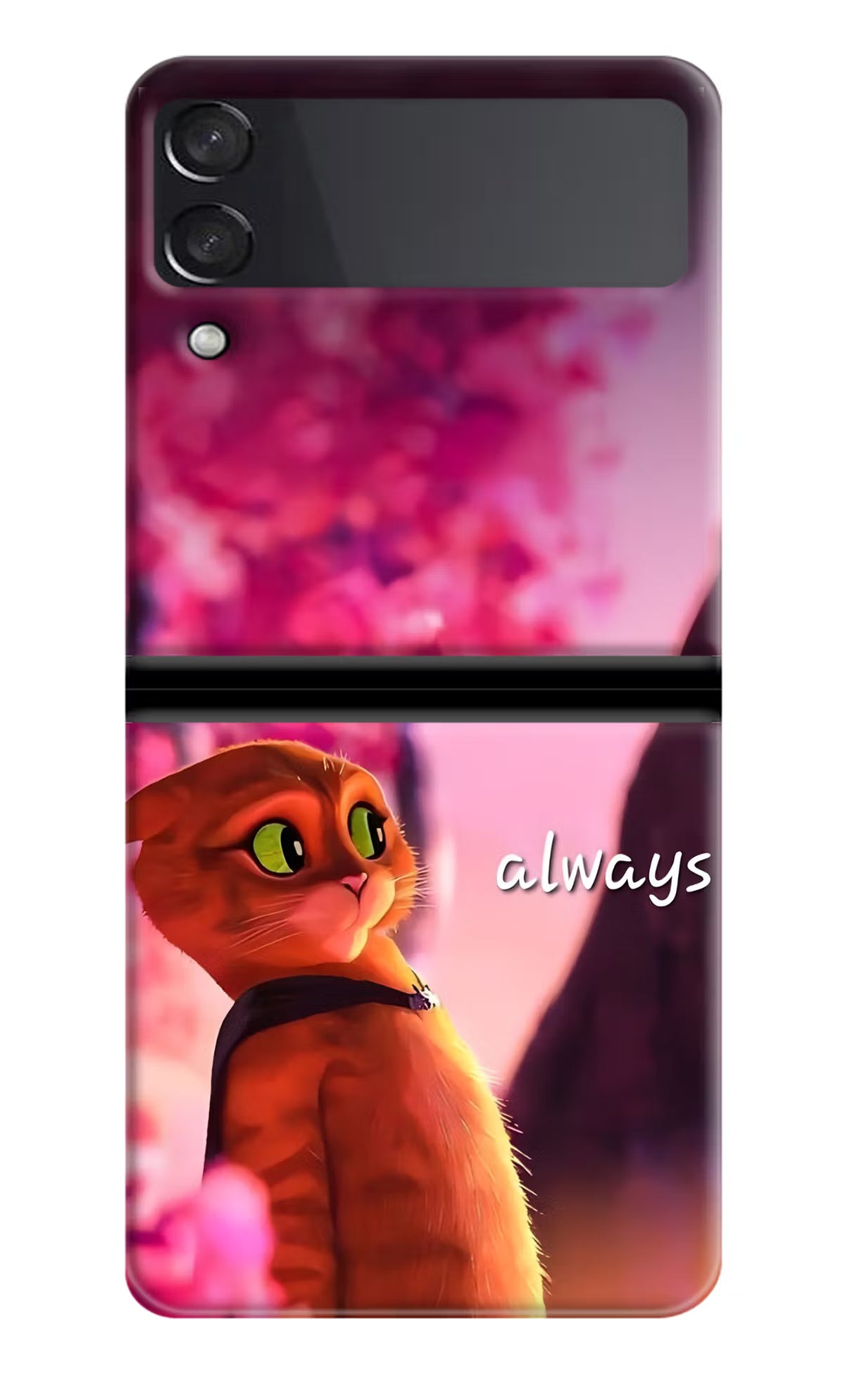 Always Cat Samsung Galaxy Z Flip4 Back Cover