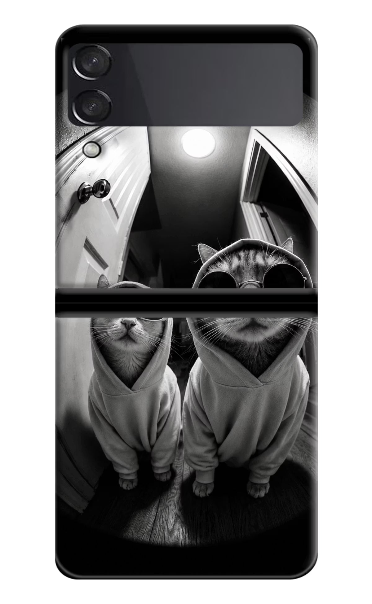 Hood Cats Samsung Galaxy Z Flip4 Back Cover