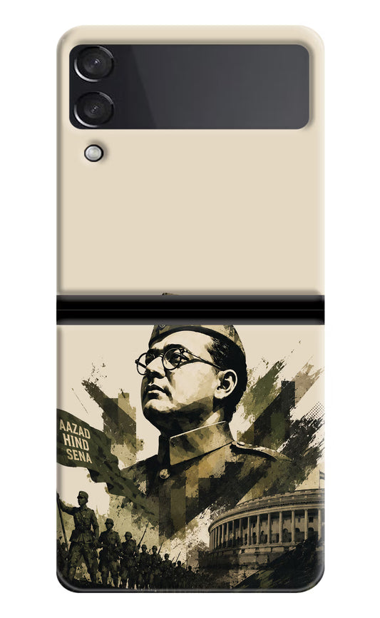 Netaji Rising Samsung Galaxy Z Flip4 Back Cover