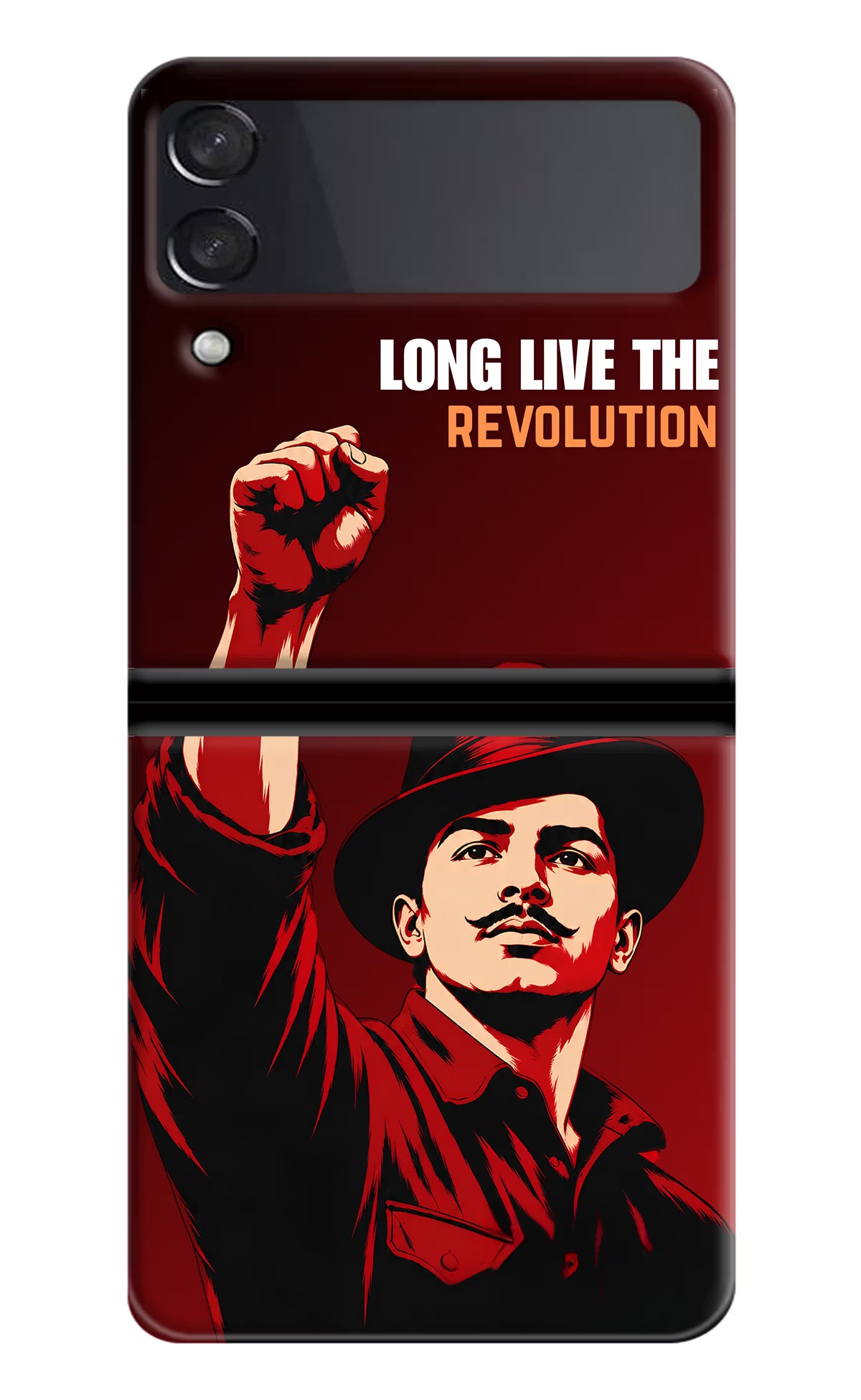 Bhagat Singh Revolution Samsung Galaxy Z Flip4 Back Cover