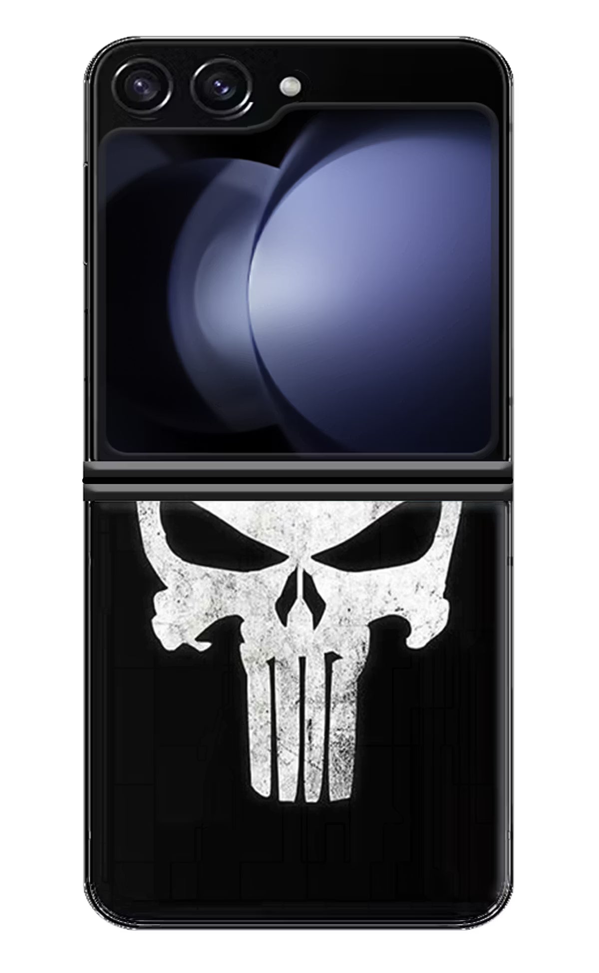 Punisher Skull Samsung Galaxy Z Flip5 Hard Case Back Cover by Casekaro
