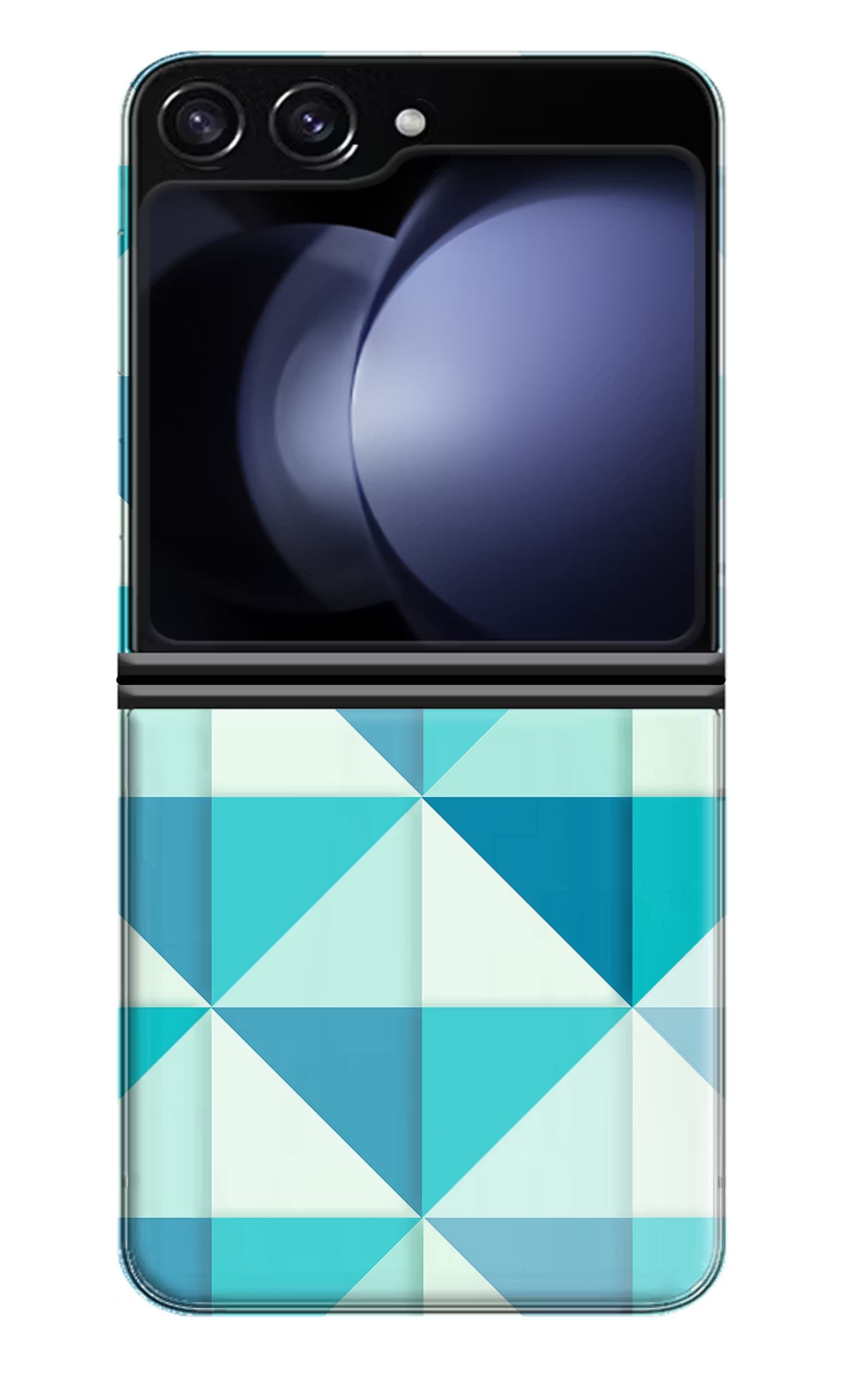 Abstract Samsung Galaxy Z Flip5 Hard Case Back Cover by Casekaro