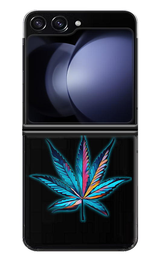 Weed Samsung Galaxy Z Flip5 Back Cover