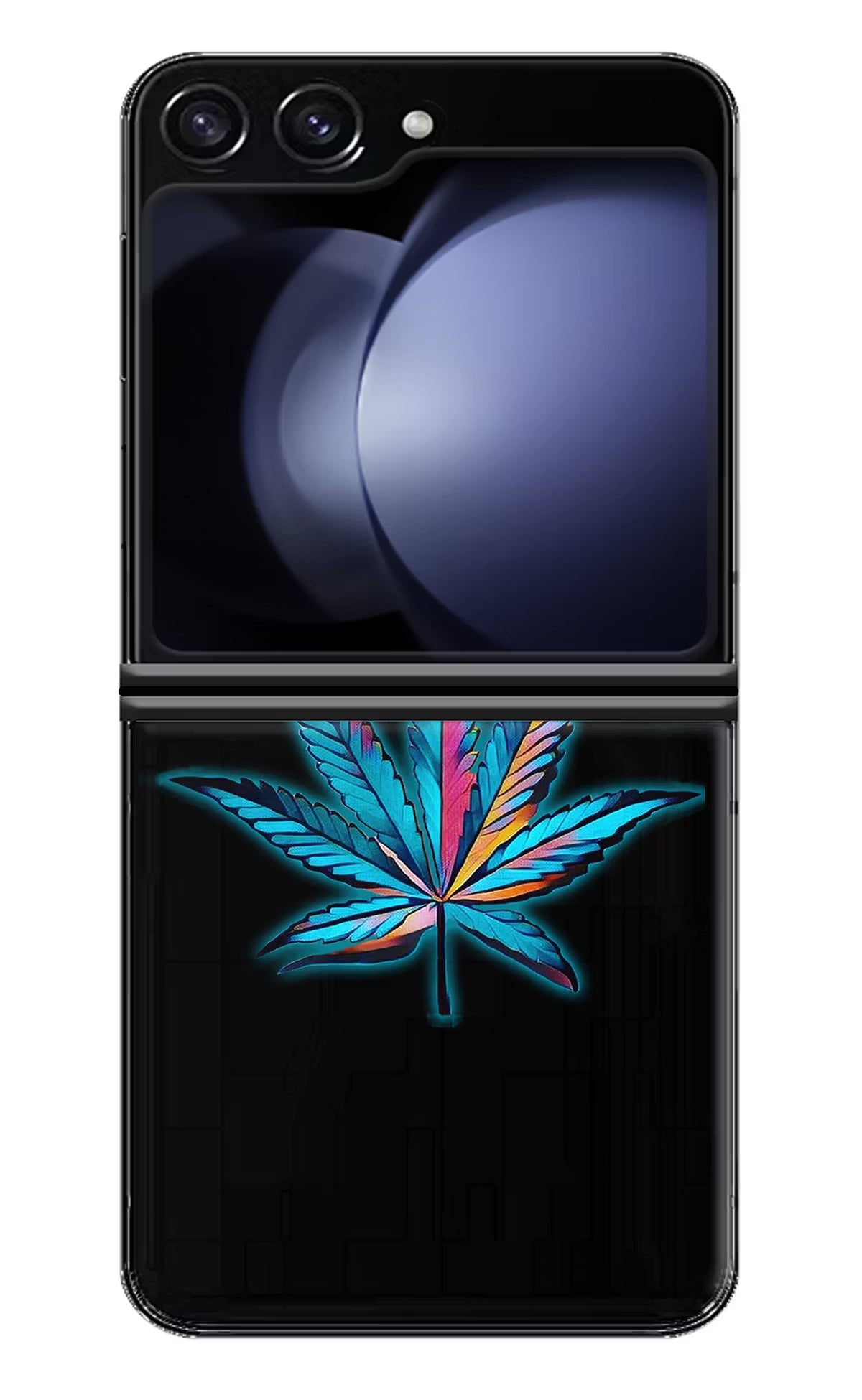 Weed Samsung Galaxy Z Flip5 Hard Case Back Cover by Casekaro