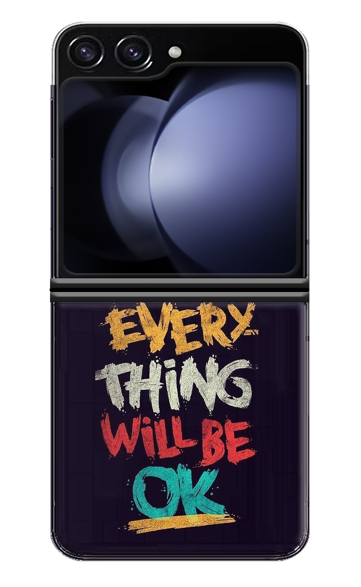 Everything Will Be Ok Samsung Galaxy Z Flip5 Back Cover