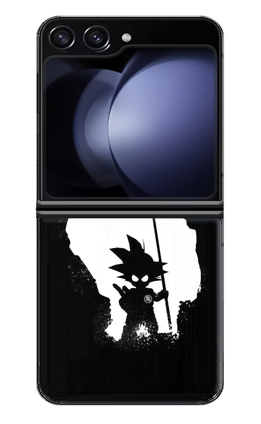 Goku Shadow Samsung Galaxy Z Flip5 Hard Case Back Cover by Casekaro