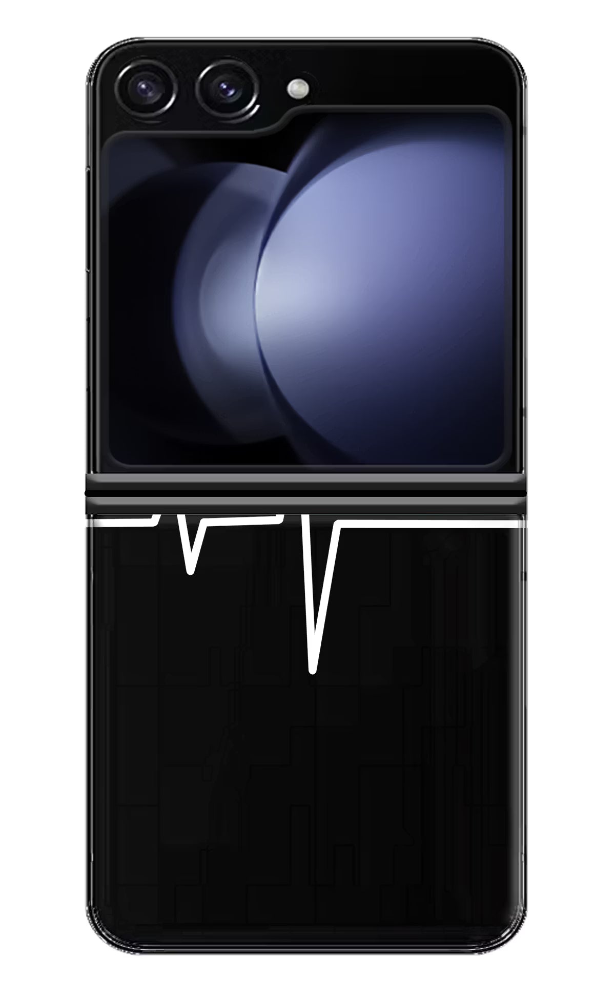 Heart Beats Samsung Galaxy Z Flip5 Hard Case Back Cover by Casekaro