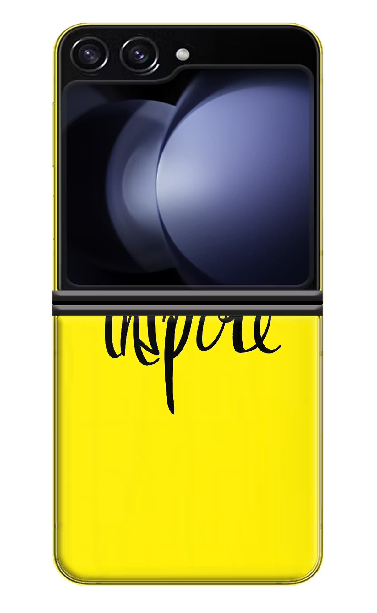 Inspire Samsung Galaxy Z Flip5 Hard Case Back Cover by Casekaro