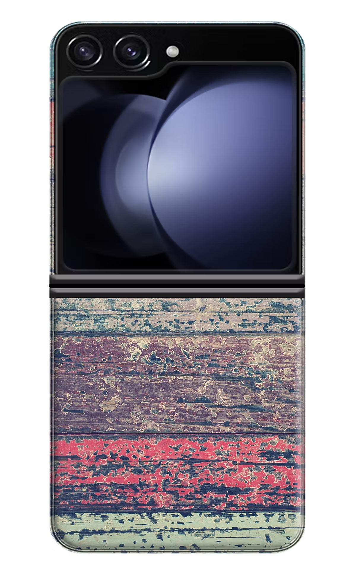 Colourful Wall Samsung Galaxy Z Flip5 Hard Case Back Cover by Casekaro