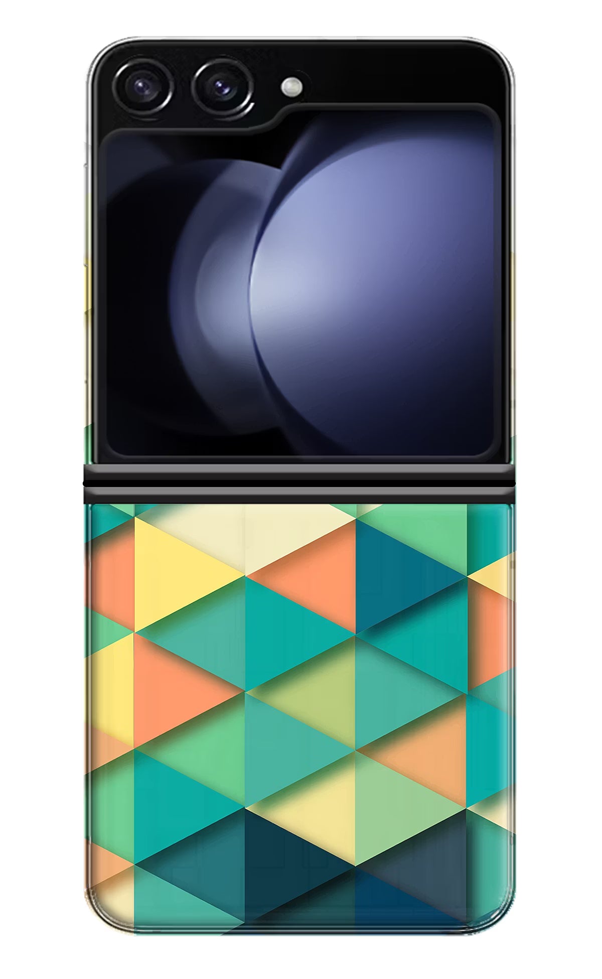 Abstract Samsung Galaxy Z Flip5 Hard Case Back Cover by Casekaro