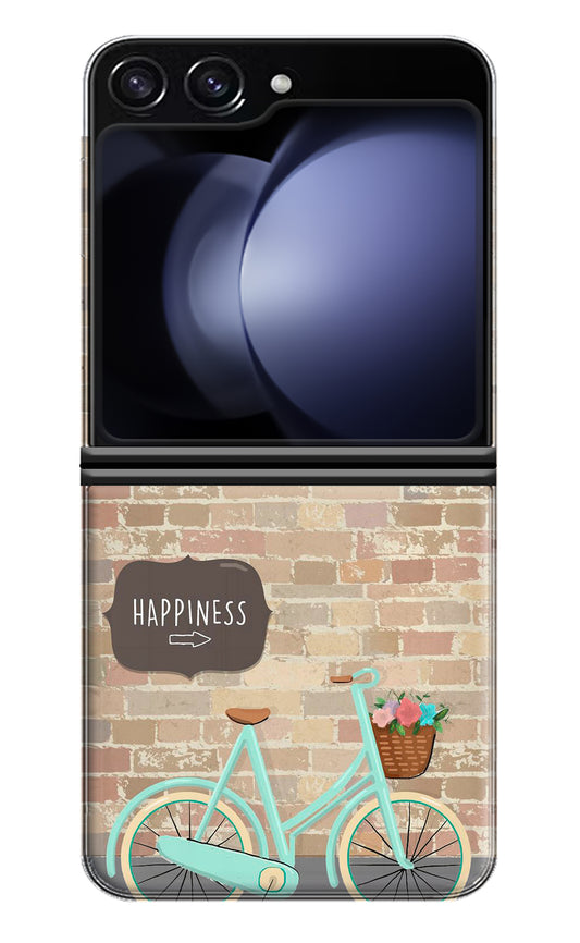 Happiness Artwork Samsung Galaxy Z Flip5 Back Cover