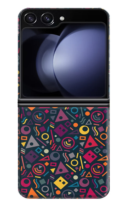 Geometric Abstract Samsung Galaxy Z Flip5 Hard Case Back Cover by Casekaro