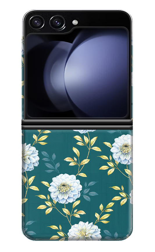 Flowers Samsung Galaxy Z Flip5 Back Cover