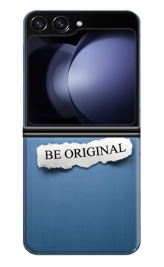 Be Original Samsung Galaxy Z Flip5 Hard Case Back Cover by Casekaro